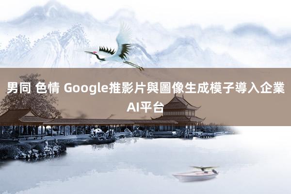 男同 色情 Google推影片與圖像生成模子　導入企業AI平台